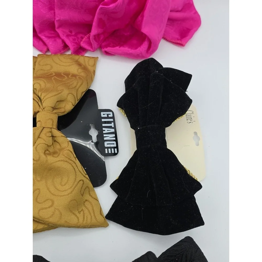 Vtg 1990's Hair Clip Bow‎ GOODY OVERSIZED Big Ruffle Bow NEW 8